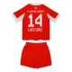 Bayern Munich Luis Diaz #14 Replike Domaci Dres za djecu 2025-26 Kratak Rukav (+ Kratke hlače)